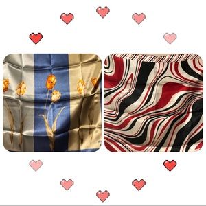 All Season TWO Square Scarves